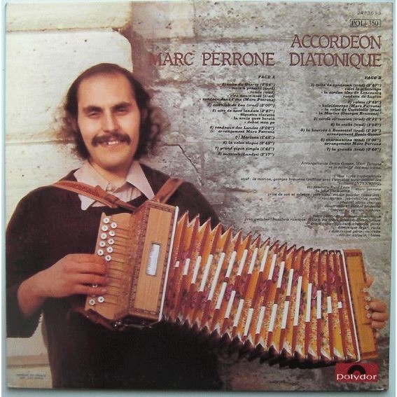 Liste des titres accordéon diatonique Marc Perrone